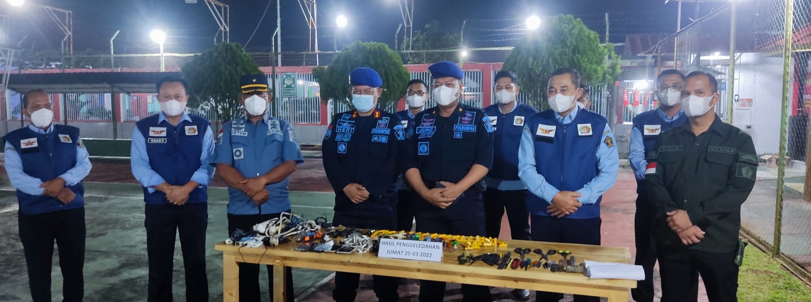 Komitmen Berantas Narkotika dan Tingkatkan Keamanan Lapas, Satops Patnal Kanwil Kemenkumham Banten dan Lapas Serang Gelar Sidak Gabungan