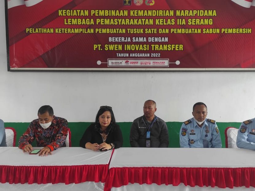 Lapas Serang Terima Kunjungan PT Gerbang Indonesia Technology (GIT)