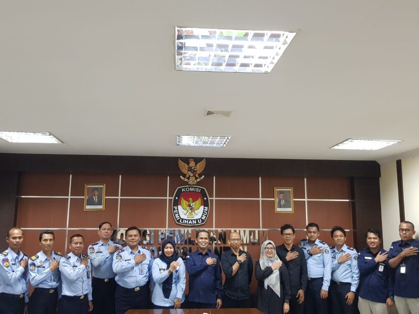 Sukseskan Pemilu, Lapas Serang Lakukan Koordinasi Dengan KPU Provinsi Banten