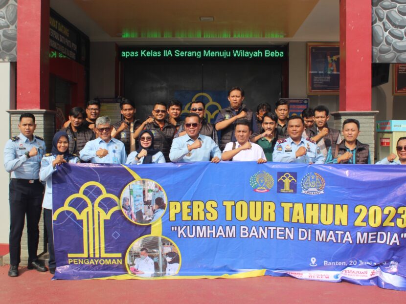 Press Tour 2023 Kemenkumham Banten, Satu-Satunya di Banten Lapas Serang Punya Blok Napi Khusus Disabilitas dan Lansia